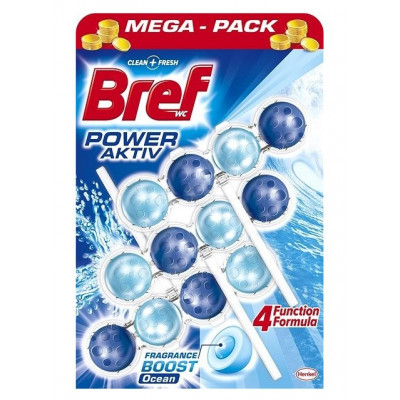 BREF Blue Aktiv Chlorine WC blok 3 x 50 g