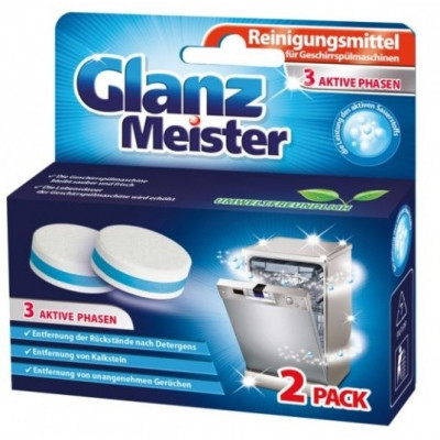 Glanz Meister čistič myčky nádobí tablety 2 ks